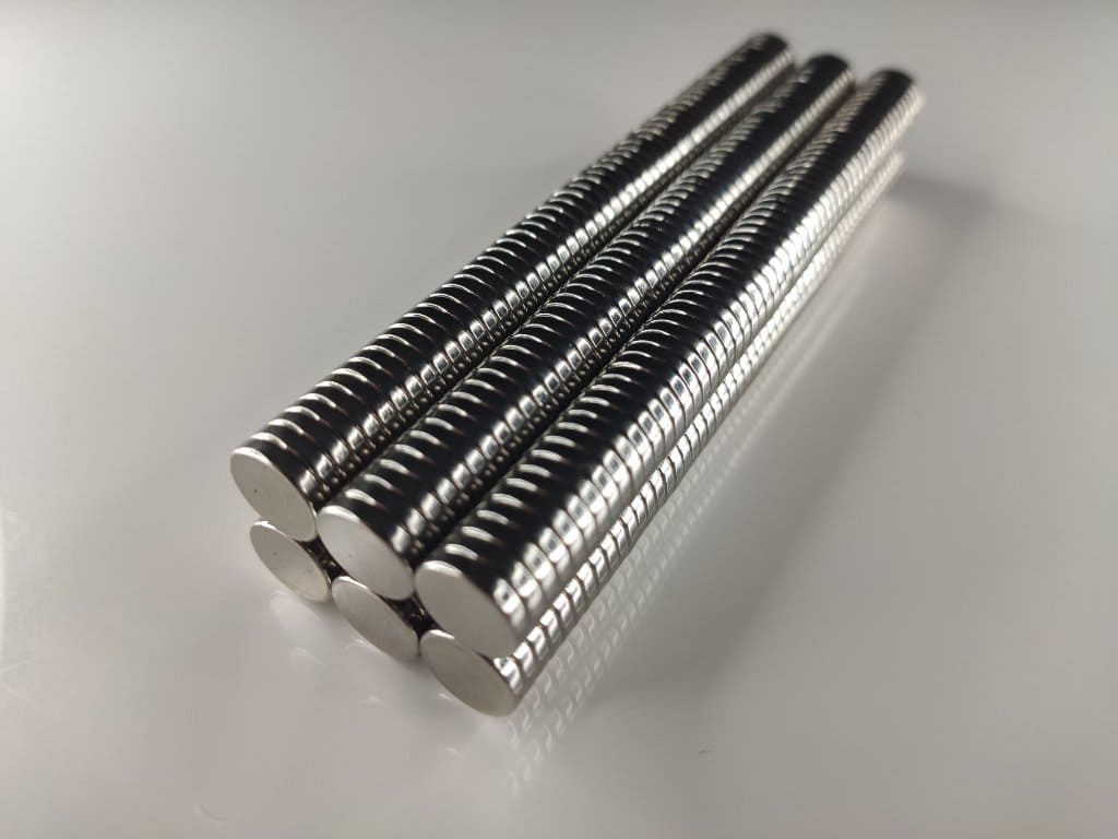 Neodym Magnete 10 x 2 mm Supermagnete hohe Haftkraft Scheibenmagnet N35 10 Stück 