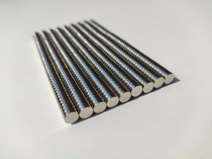 Neodym-Magnete Ø 6x2 mm N35 / Scheibenform, Mini-Rundmagnet