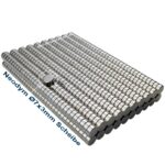 Neodym 7x3 NdFeB Magnetscheibe, N30 Starkmagnet, Supermagnet