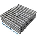 Neodym Scheiben-Starkmagnet 8x4mm NdFeB Runde Supermagnete N30