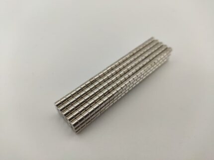 Neodym Mini-Magnet Ø3x2,7mm Scheibe, Starker Magnet, Rund, N35 Güte, Nickelbeschichtung