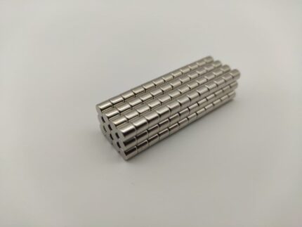 100x Ø2x1,8mm Mini-Stabmagnete N52-Neodym Starke Kleine Supermagnete Rund 