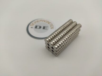 Neodym Ø7×3mm N52 Scheibenmagnet / Mini NdFeB Supermagnet