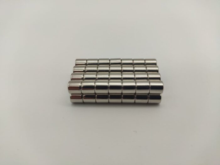 Neodym Stabmagnet Ø5x5mm N35 - starke NdFeB Klein-Magnete mit 3-Fach NiCuNi-Beschichtung