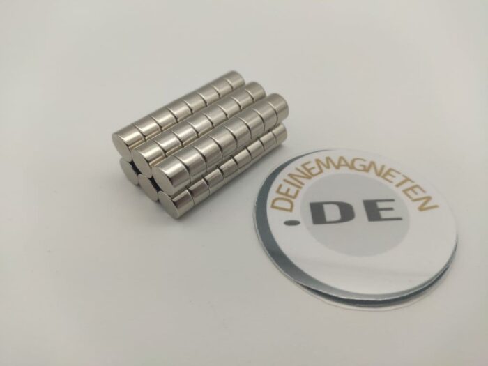 Neodym Magnetscheiben Ø8x5mm - Extrem starker N35-Powermagnet in Scheibenform