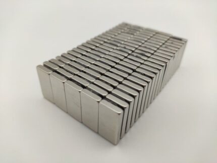 Neodym Blockmagnet 20x10x3 mm N35-Starke Quader Magnete Nickel-Beschichtung