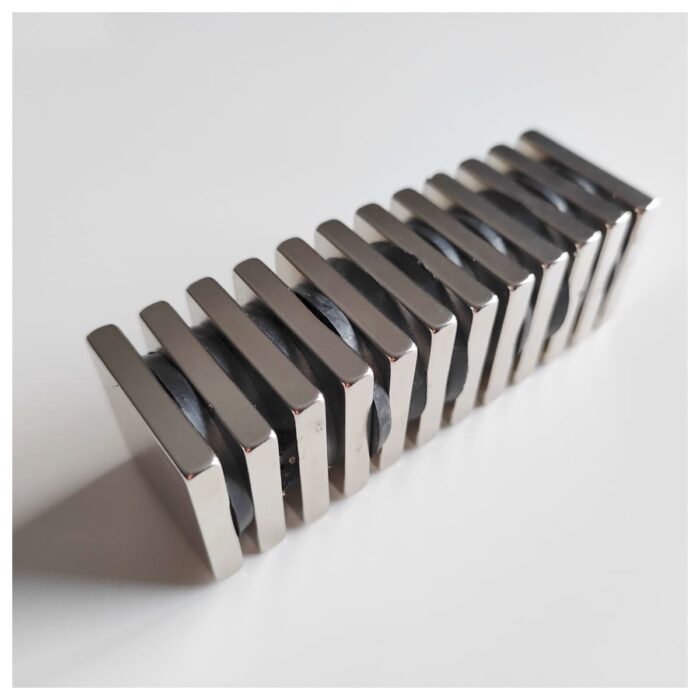 Neodym Magnet 30x30x5mm Quader - Blockmagnet in N45-Stärke