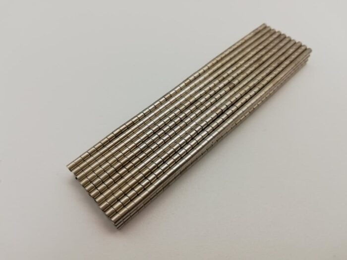 Kleiner Stabmagnet 2x2mm in N52 Qualität, Mini-Magnet, Starker NdFeB Rund