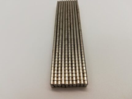 Kleiner Stabmagnet 2x2mm in N52 Qualität, Mini-Magnet, Starker NdFeB Rund