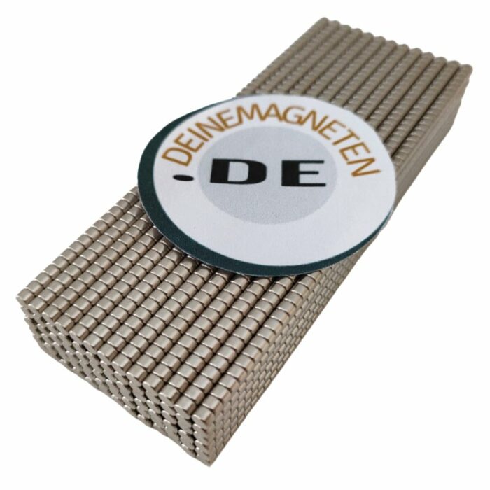 Neodym Magnet 3x1,5 mm Scheibe/Rund, N52-Magnetisierung, NdFeB Kleinmagnet