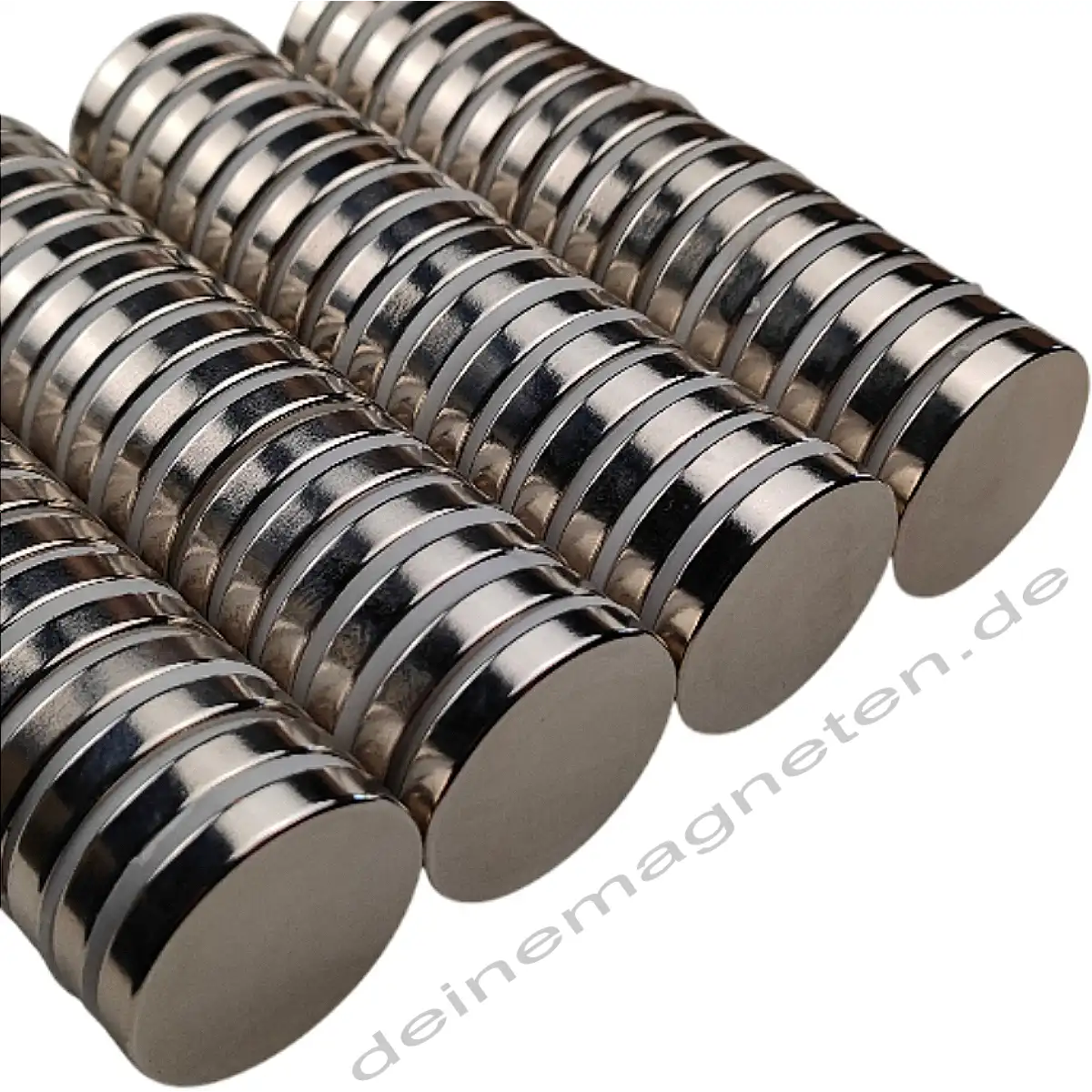 Neodym Magnet 30x5mm N45 Scheibe, Rund, Vernickelt, max °80 ...