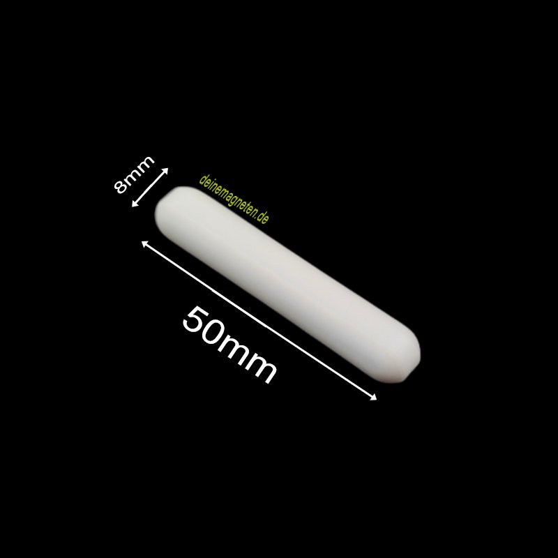 Magnetrührstäbchen 8 mm x 50 mm PTFE Typ C