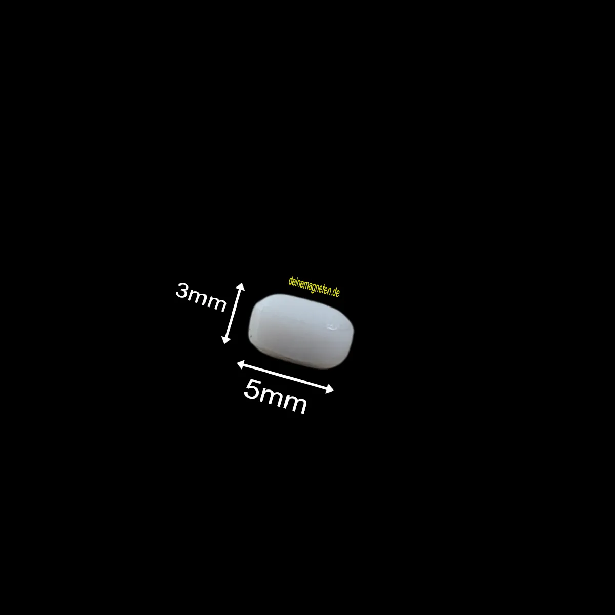 PTFE-Magnetrührstab – Zylindrisch, 3 mm × 5 mm | Temperaturbeständig –200 °C bis +260 °C