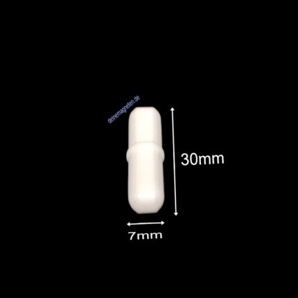 Magnetrührstäbchen 7 mm x 30 mm PTFE Typ B, Rührfisch