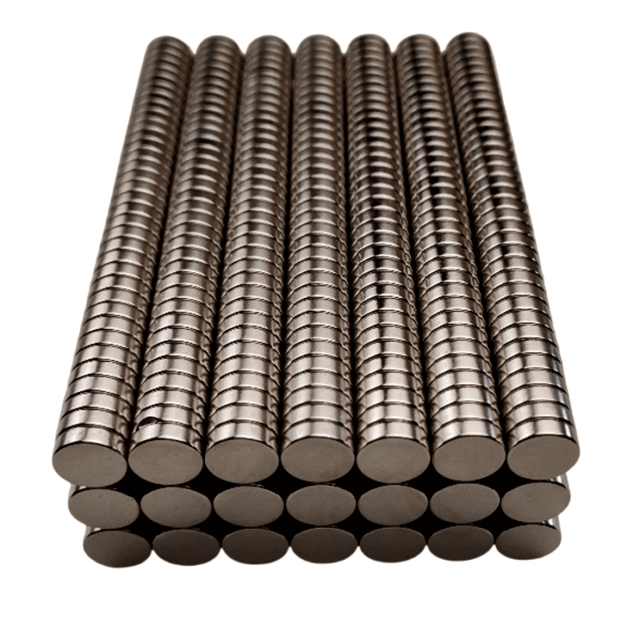 Neodym Magnet 10x3mm Scheibe, N52, Nickel, Axial, max. 80 °C Neodym Magnet 10x3mm Scheibe, N52, Nickel, Axial, max. 80 °C