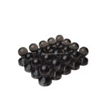 20x Kegelmagnet 11mm x 17mm mit Neodym-Magnet-Kern, Schwarz-Transparent