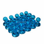 20x Kegelmagnet 15mm x 20mm mit Neodym-Magnet-Kern, Blau-Transparent 20x Kegelmagnet 15mm x 20mm mit Neodym-Magnet-Kern, Blau-Transparent