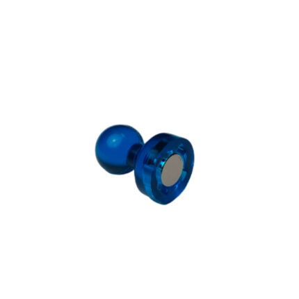20x Kegelmagnet 11mm x 17mm mit Neodym-Magnet-Kern, Blau-Transparent