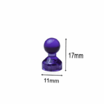 20x Kegelmagnet 11mm x 17mm mit Neodym-Magnet-Kern, Lila-Transparent 20x Kegelmagnet 11mm x 17mm mit Neodym-Magnet-Kern, Lila-Transparent