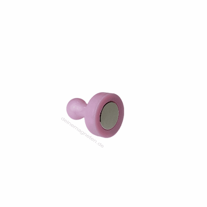 Kegelmagnet 19mm x 25mm mit Neodym-Magnet-Kern, Pink (10er Set) Kegelmagnet 19mm x 25mm mit Neodym-Magnet-Kern, Pink (10er Set)