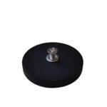 Neodym-Magnetsystem gummiert mit M4-Innengewinde – Ø43 mm | 6 mm Höhe, schwarz Neodym-Magnetsystem gummiert mit M4-Innengewinde – Ø43 mm | 6 mm Höhe, schwarz