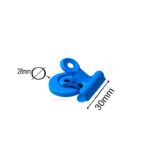 10er Set Magnetklammern 30 mm, Blau, Ferrit-Kern, Magnetclips, Klemme 10er Set Magnetklammern 30 mm, Blau, Ferrit-Kern, Magnetclips, Klemme