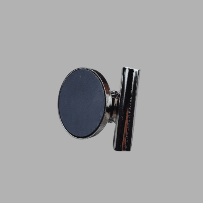 10er Set Magnetklammern 30 mm, Silber, Ferrit-Kern, Magnetclips, Klemme