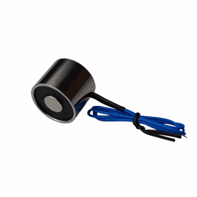 Elektromagnet Ø25x20 mm – 12V DC, 5 kg Haltekraft (50 N)