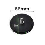 Neodym-Magnetsystem gummiert Ø66 mm mit M8 Außengewinde