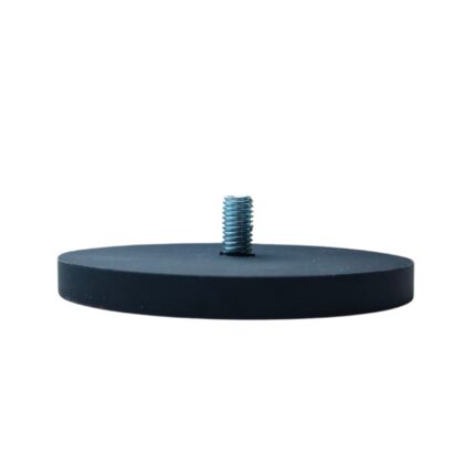 Neodym-Magnetsystem gummiert Ø88 mm mit M8 Außengewinde Neodym-Magnetsystem gummiert Ø88 mm mit M8 Außengewinde