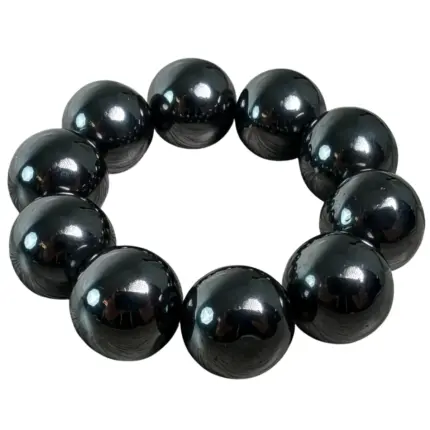 10er Set Magnetkugeln Black Glossy (Ø 15 mm) Kugelmagnete