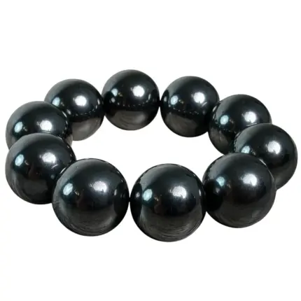 10er Set Magnetkugeln Black Glossy (Ø 13,5 mm) Kugelmagnete